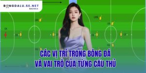 các vị trí trong bóng đá và vai trò của từng cầu thủ