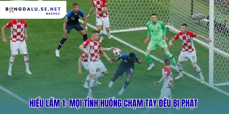Lỗi chạm tay xét đến ý định chứ không chỉ là va chạm