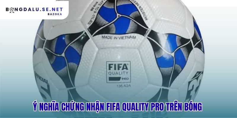 FIFA Quality Pro trả lời quả bóng đá tiêu chuẩn có gì đặc biệt